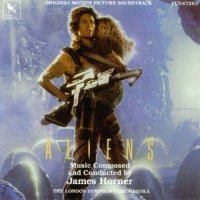 Обложка саундтрека к фильму "Чужие" / Aliens (1986)